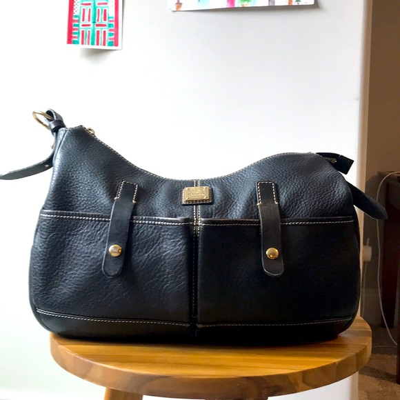 Dooney & Bourke Black Hobo Bag - Picture 1 of 14